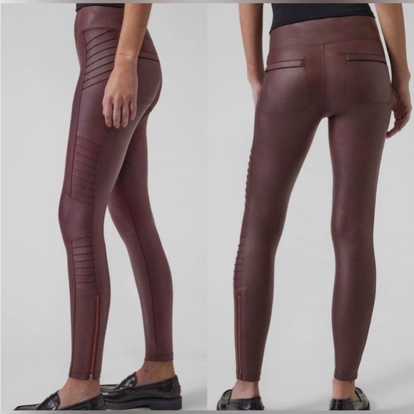 Athleta Pants - Athleta Delancey Gleam Moto Tight SIZE S